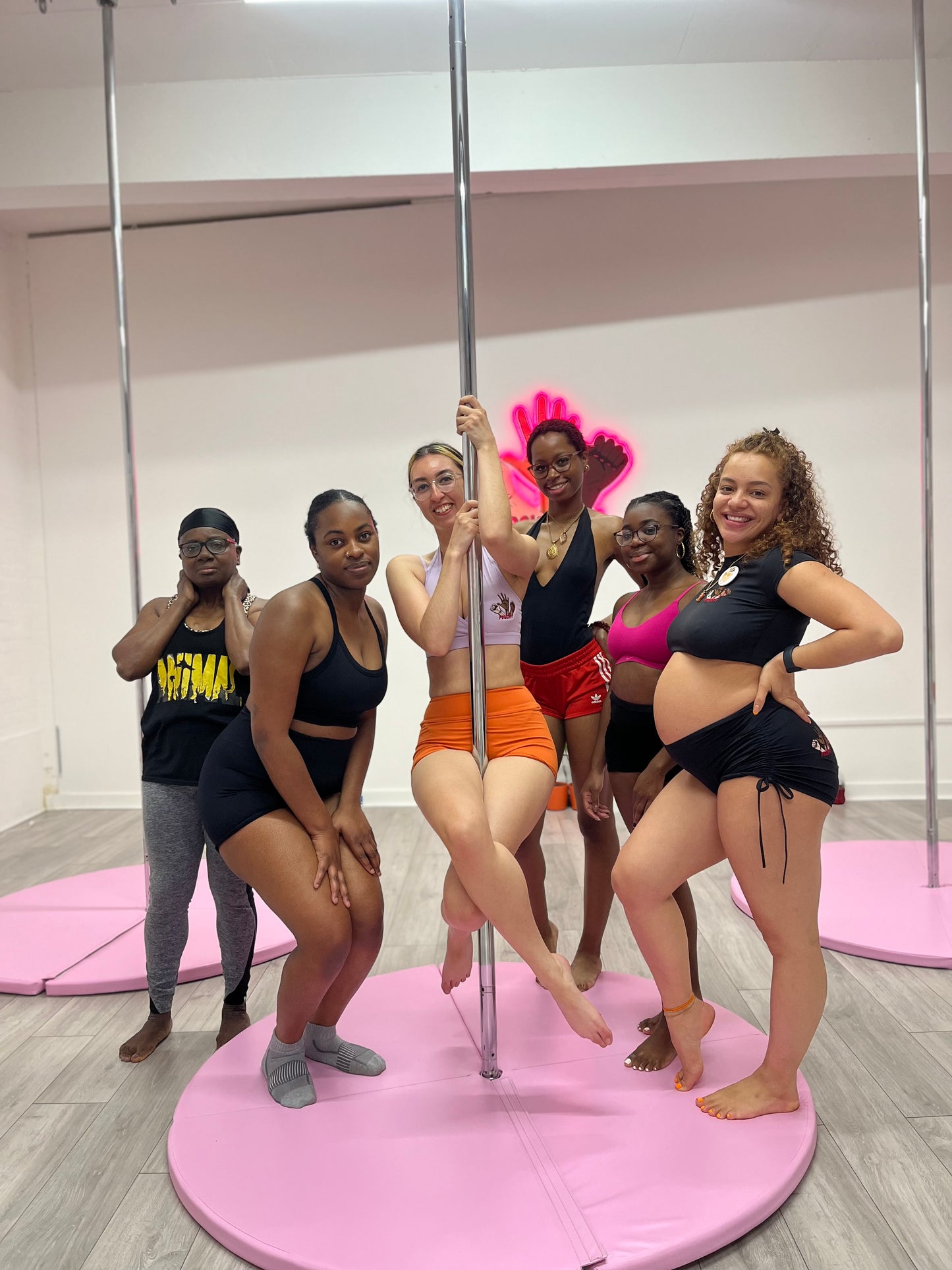 MONDAY POWERfit #BASHMENTpole class/ 5:30-7pm Beginners-intermediate & 7-8:30pm advanced
