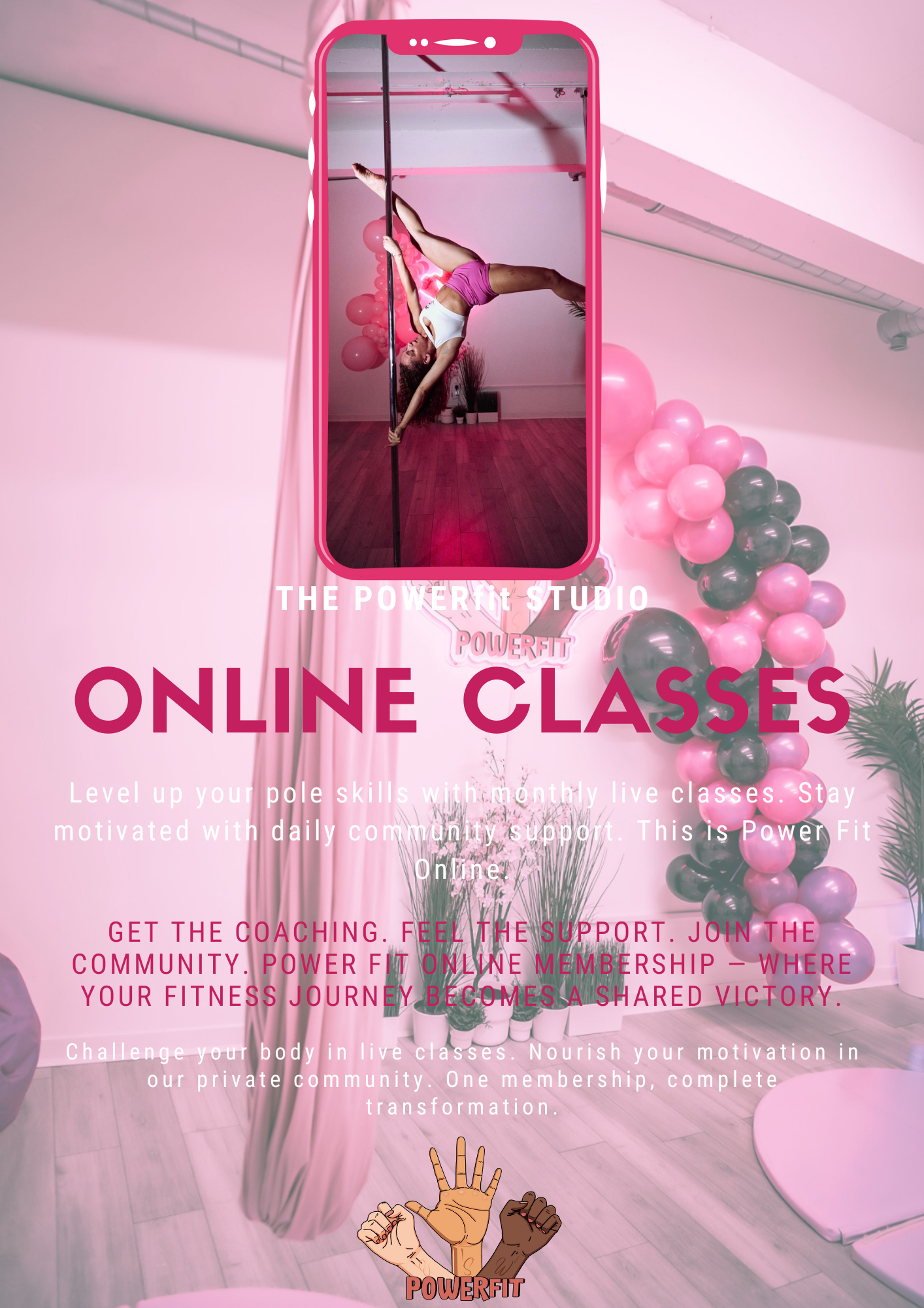 The POWERfit studio online classes