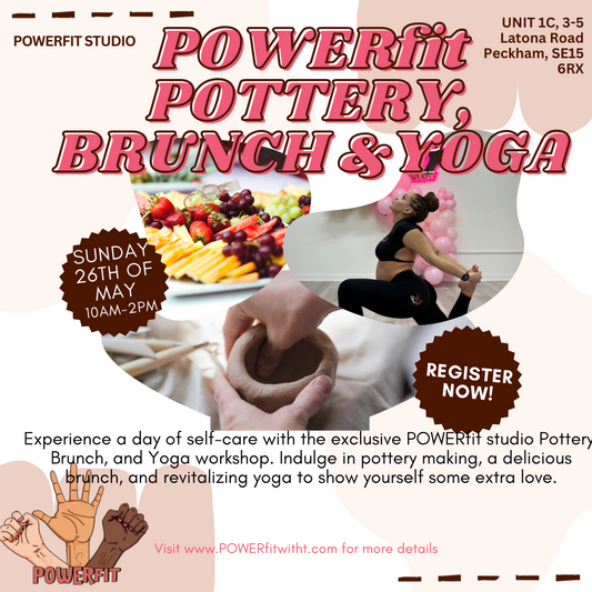 POWERfit studio Pottery, Brunch & Yoga self love workshop