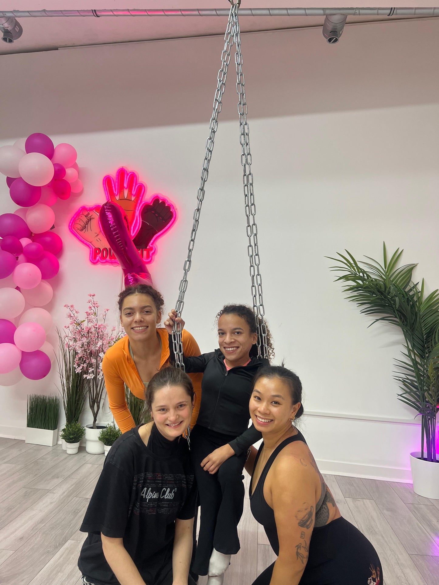 SATURDAY POWERfit #BASHMENTaerial chains class