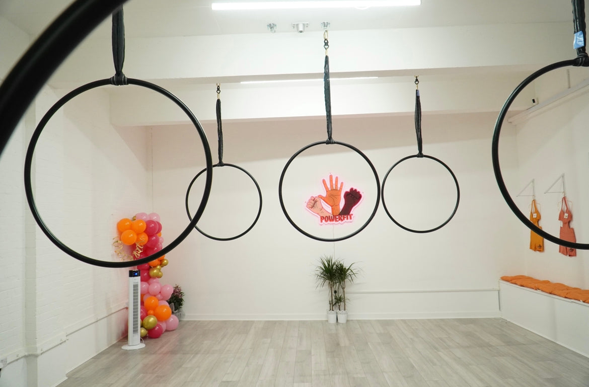 POWERfit Pole and Aerial hoop hire (scroll down for studio hire)