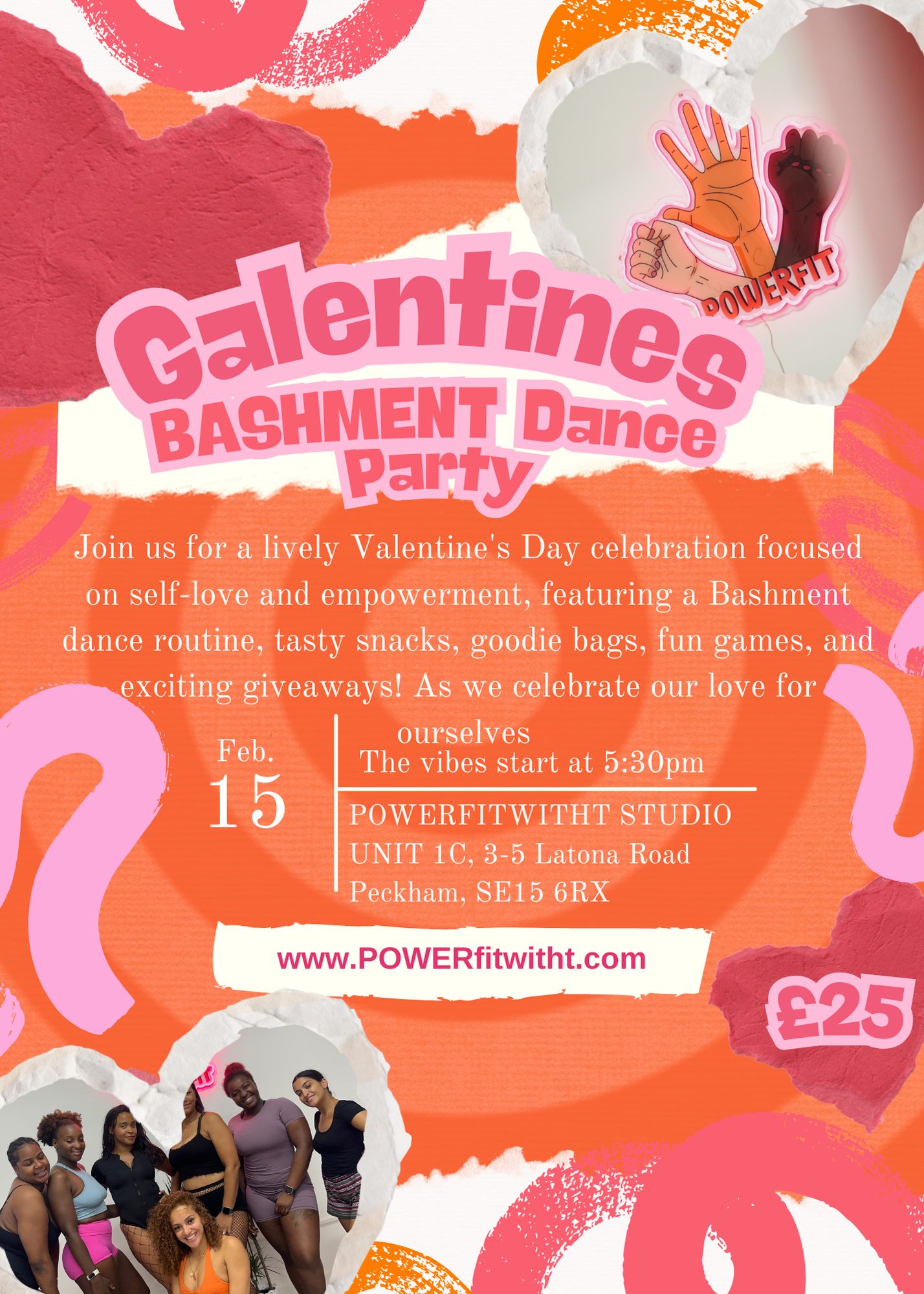 Galentines day BASHMENTdance party