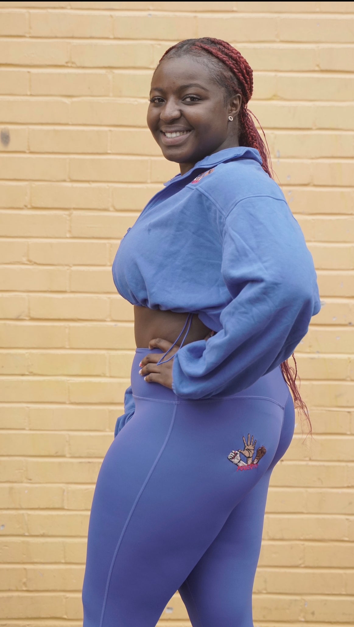 Powerfit Studio POWERfitwithT: Royal blue and Hot pink Leggings – The POWERfit studio