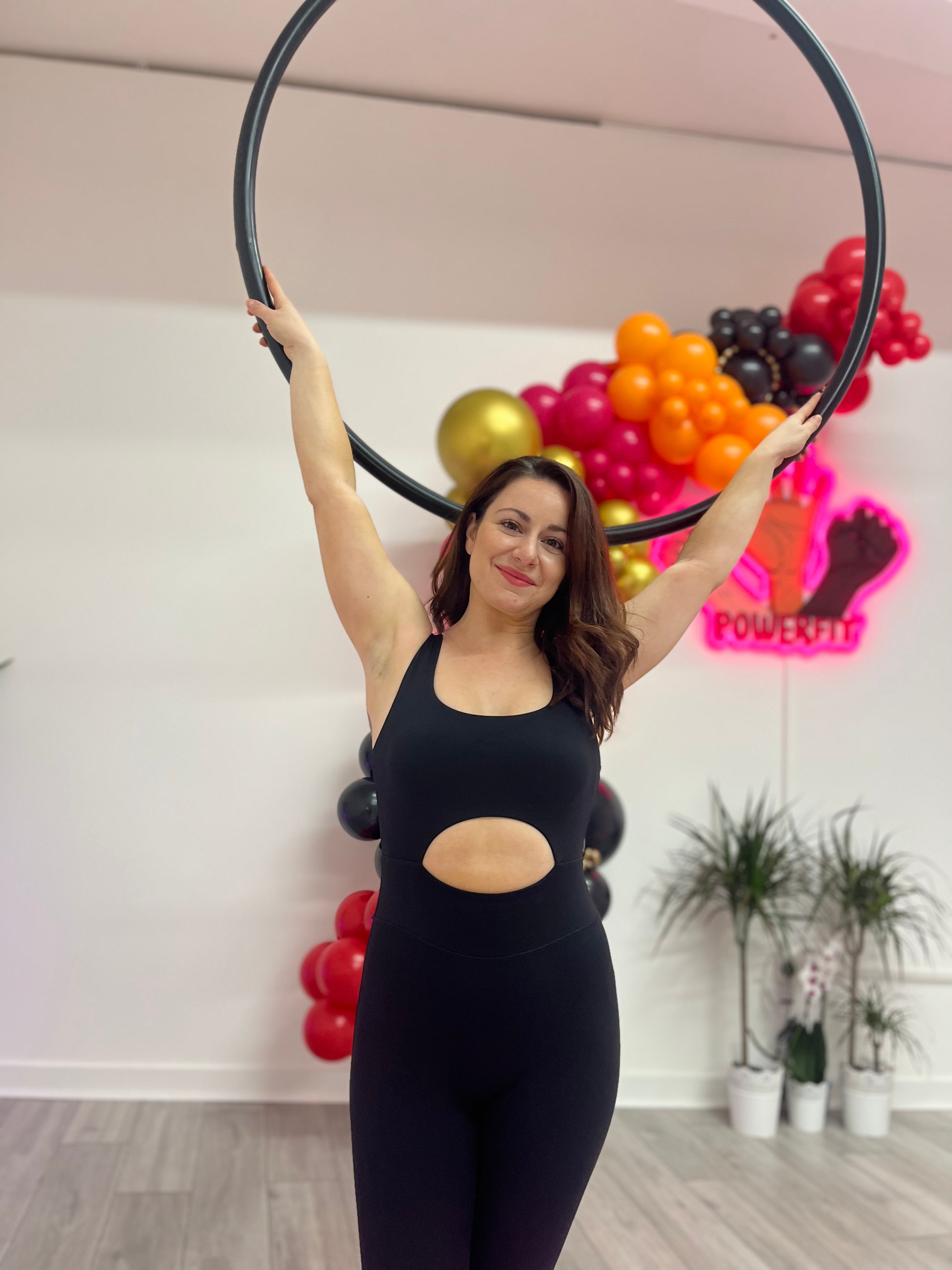 Powerfit Studio POWERfit Black full length Backless jumpsuit – The POWERfit studio