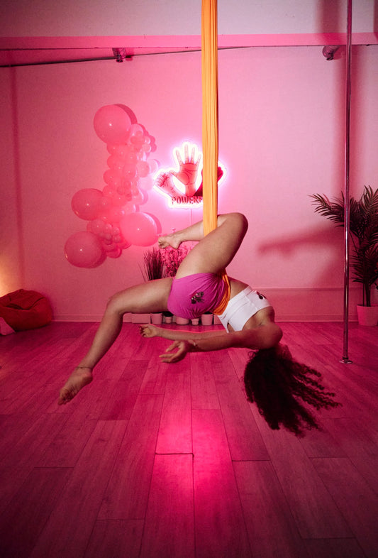 FRIDAY POWERfit Spinny #BASHMENTaerial hammock class