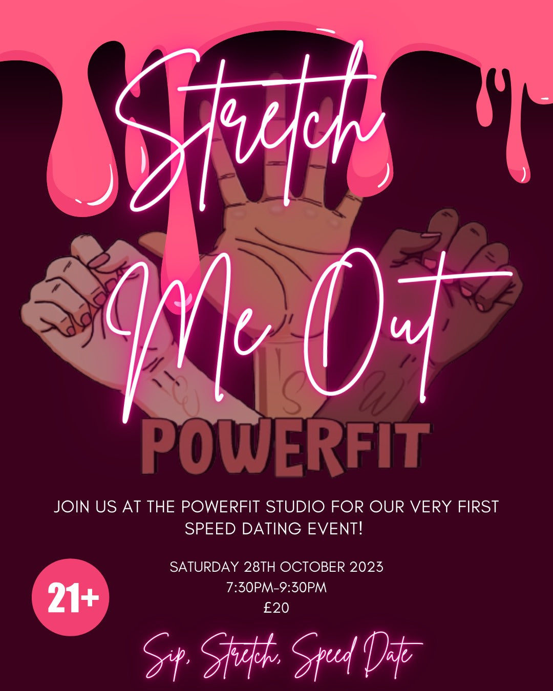 STRETCH ME OUT speed dating event